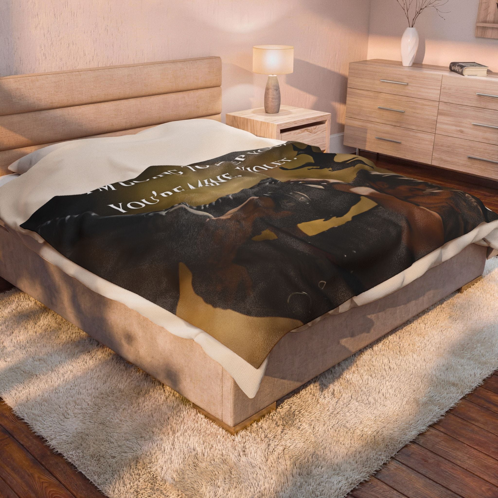 Violet & Xaden Fourth Wing Blanket | Dragon Rider Romance Bookish Throw