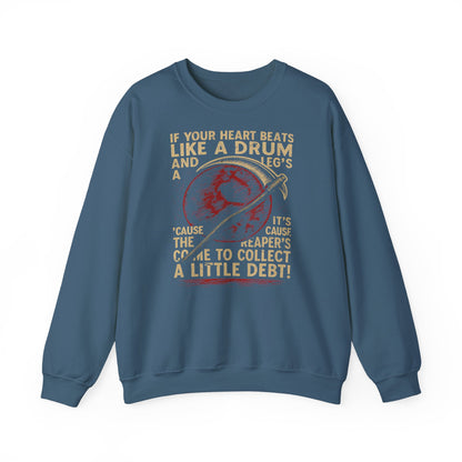 Red Rising "If Your Heart Beats Like a Drum" Sweatshirt | Reaper Quote Crewneck | Sci-Fi Fantasy Book Lover Gift | Howler Inspired Pullover
