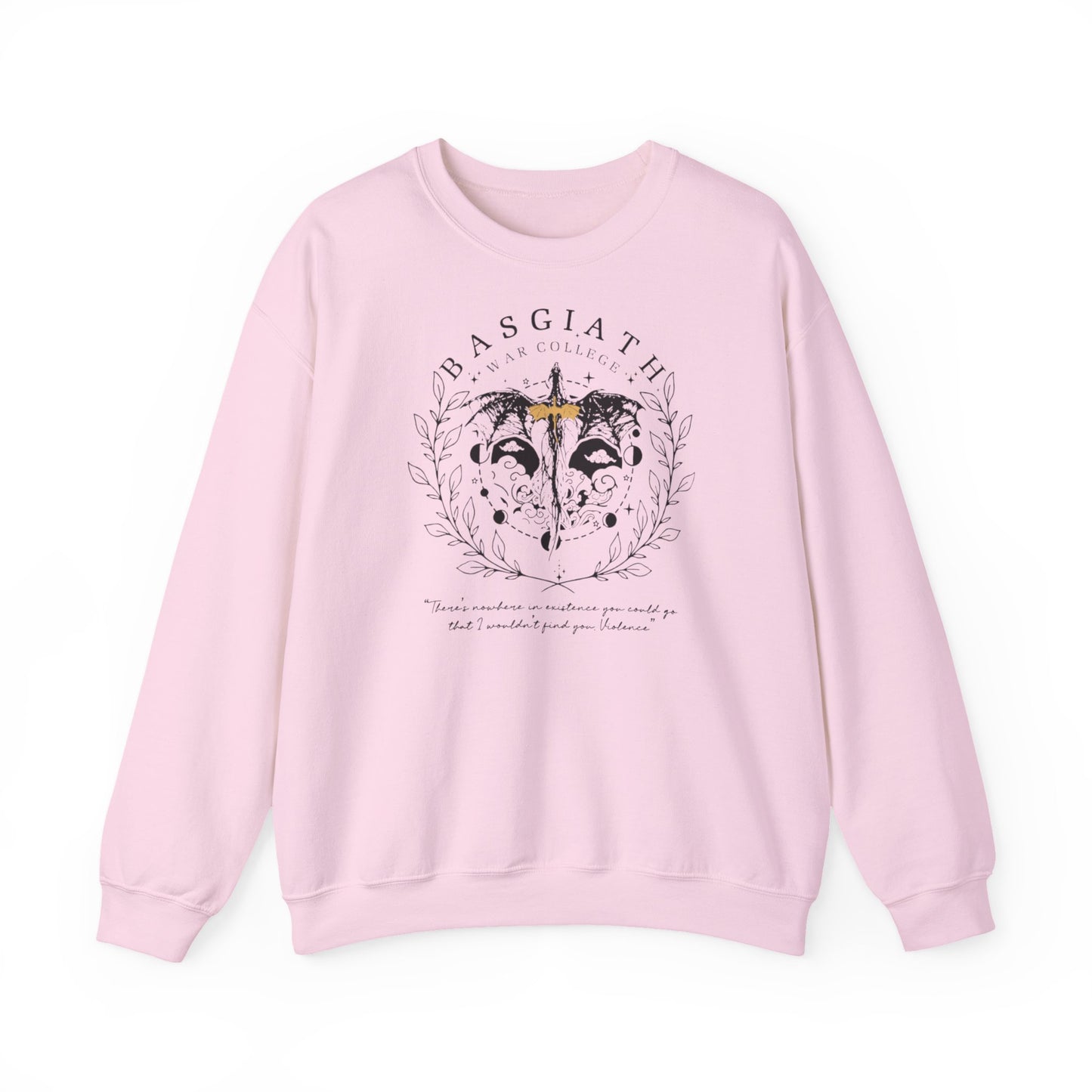 Basgiath War College Sweatshirt | Fourth Wing Inspired Crewneck | Dragon Rider Fantasy Sweatshirt | Romantasy Book Lover Gift | Violet Sorrengail Fan