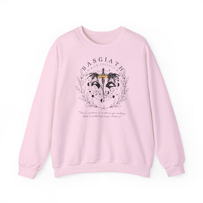 Basgiath War College Sweatshirt | Fourth Wing Inspired Crewneck | Dragon Rider Fantasy Sweatshirt | Romantasy Book Lover Gift | Violet Sorrengail Fan