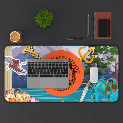 Percy Jackson Desk Mat | Camp Half-Blood Themed Mouse Pad