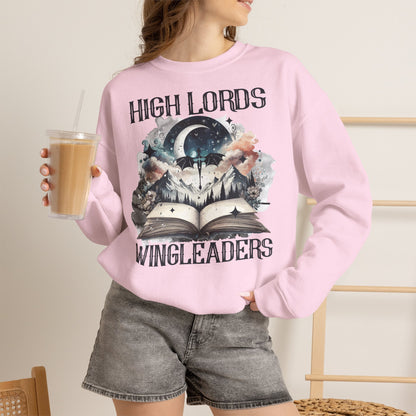High Lords & Wingleaders Bookish Sweatshirt | Fantasy Reader Crewneck | Romantasy Inspired Gift