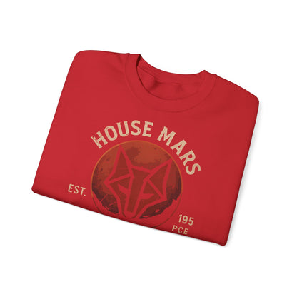 House Mars Primus Sweatshirt | Red Rising Inspired Crewneck | Howler Fan Gift | Sci-Fi Book Lover Sweatshirt | Mars Society Pullover