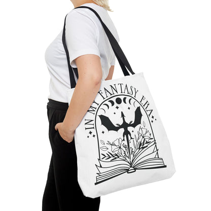 In My Fantasy Era Tote Bag | Dragon Book Lover Bag