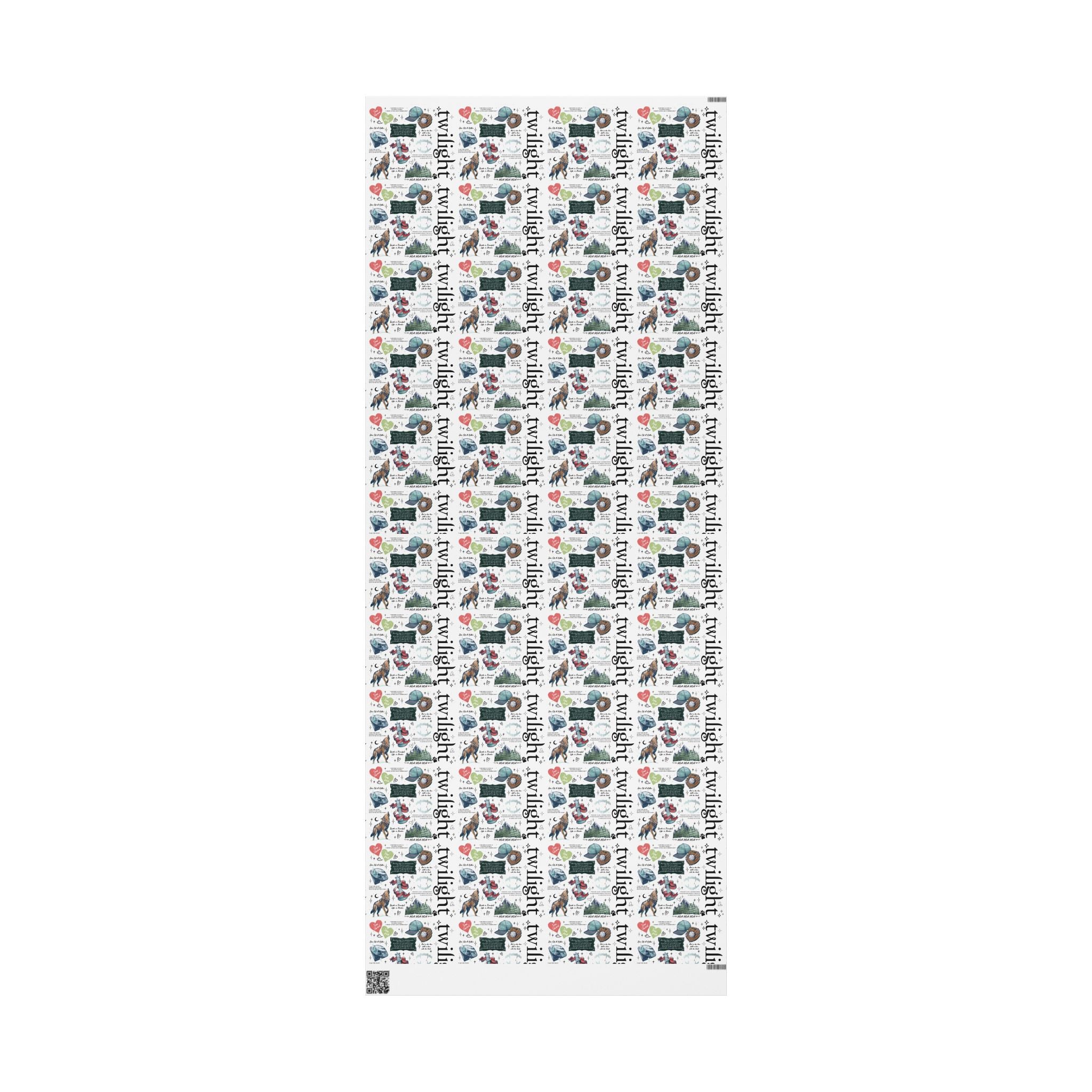 Twilight-Themed Wrapping Paper - Eco-Friendly Gift Wrap, Holiday Packaging, Art Print Gift Wrap, Birthday Wrap, Cute Gift Supplies