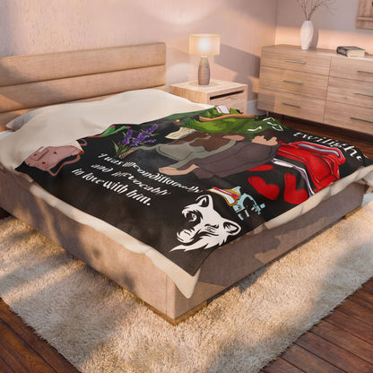 Twilight Romance Blanket | Bella & Edward Quote Cozy Throw for Book Fans