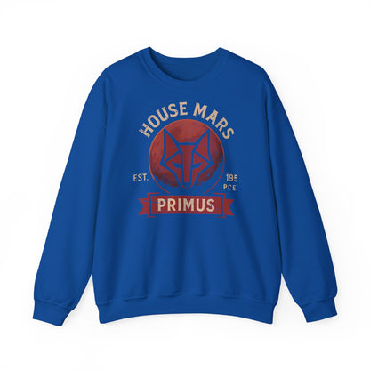 House Mars Primus Sweatshirt | Red Rising Inspired Crewneck | Howler Fan Gift | Sci-Fi Book Lover Sweatshirt | Mars Society Pullover