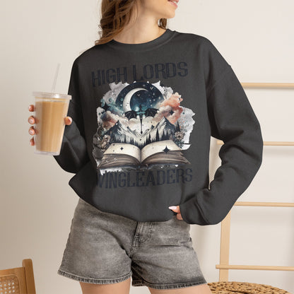 High Lords & Wingleaders Bookish Sweatshirt | Fantasy Reader Crewneck | Romantasy Inspired Gift