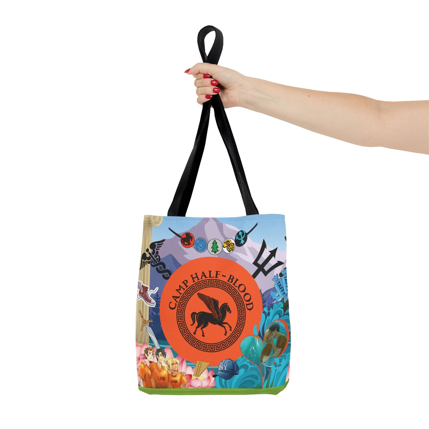 Camp Half Blood Tote Bag | Percy Jackson Bookish Bag with Greek Mythology Aesthetic