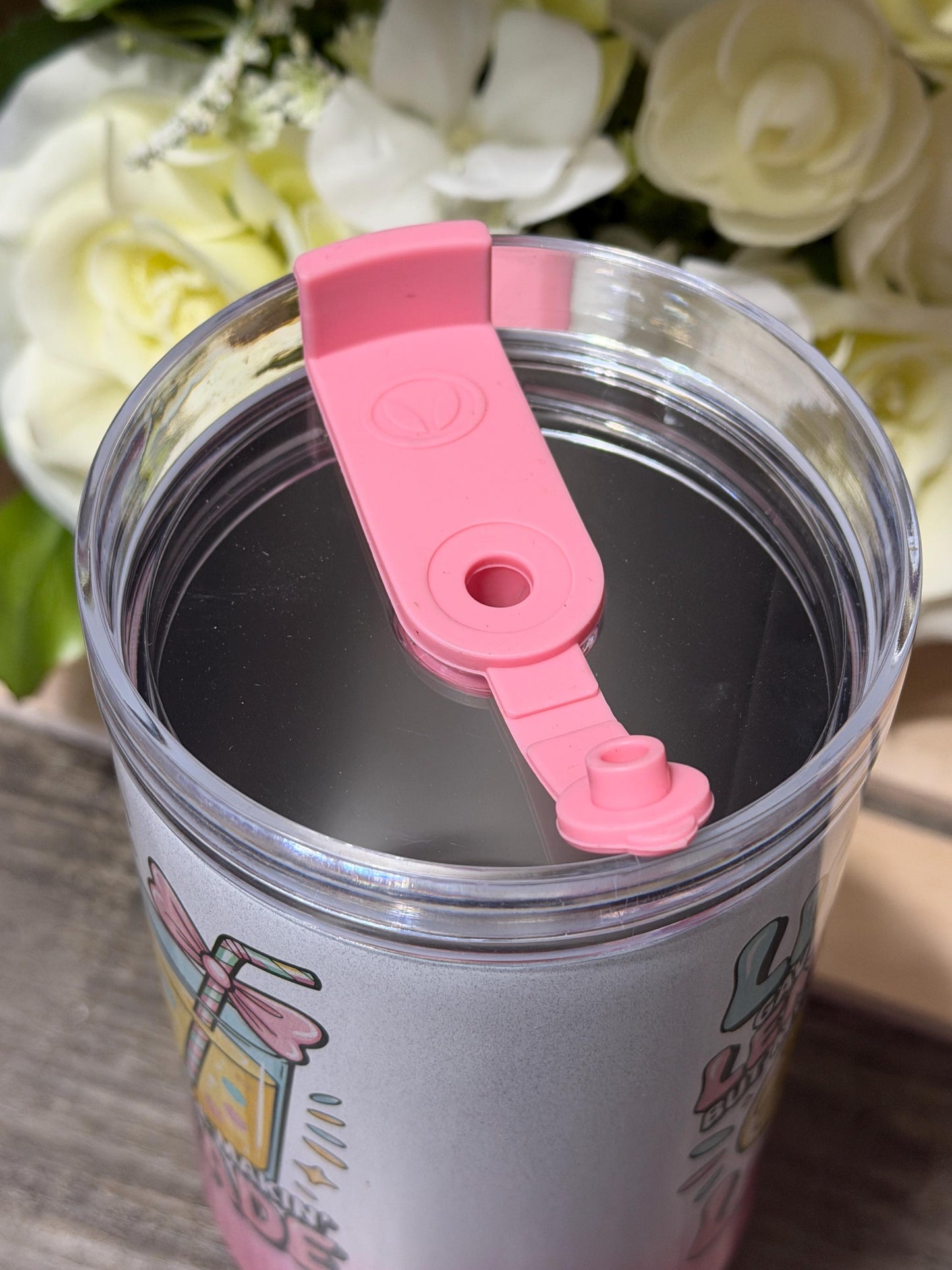 Pink Ombre Lemonade 40oz Tumbler | Faith-Inspired Quote Cup | Stanley Style Insulated Travel Mug