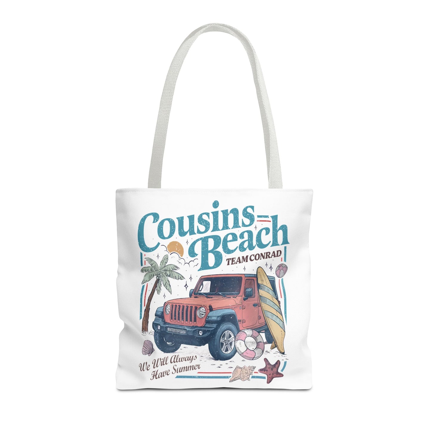 Summer I Turned Pretty | Cousins Beach | Team Conrad Tote Bag | Summer Bookish Tote