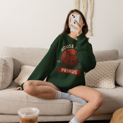House Mars Primus Sweatshirt | Red Rising Inspired Crewneck | Howler Fan Gift | Sci-Fi Book Lover Sweatshirt | Mars Society Pullover