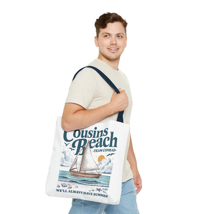 Summer I Turned Pretty | Cousins Beach Tote Bag | Team Conrad | Always Have Summer Sailboat Design