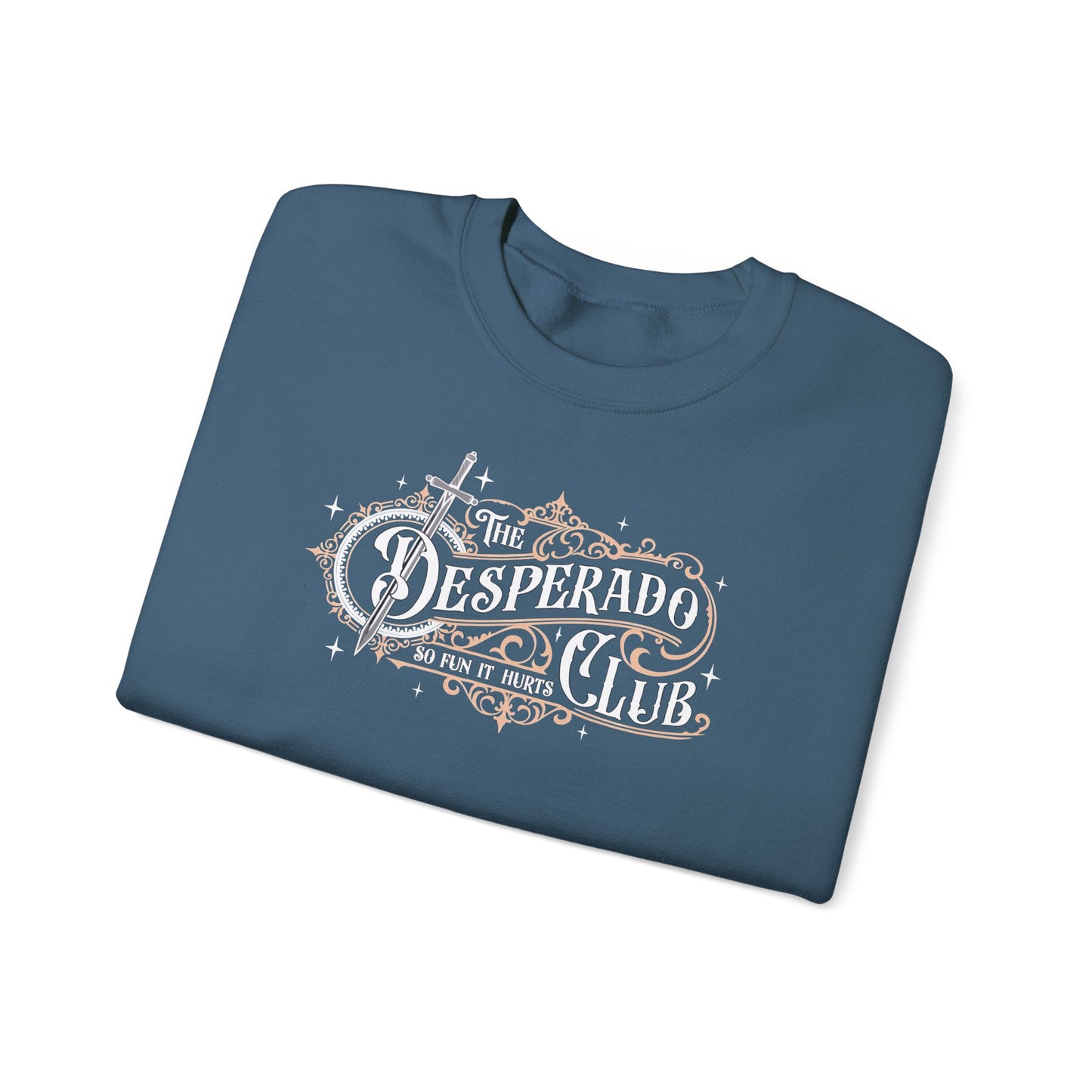 Desperado Club Sweatshirt | Dungeon Crawler Carl Inspired Crewneck | Bookish Fantasy Gamer Gift | Princess Donut Fan Sweatshirt