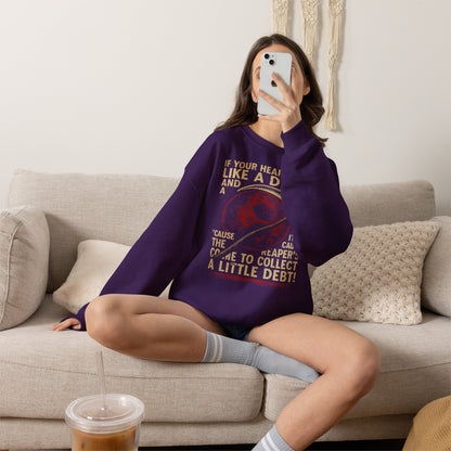 Red Rising "If Your Heart Beats Like a Drum" Sweatshirt | Reaper Quote Crewneck | Sci-Fi Fantasy Book Lover Gift | Howler Inspired Pullover