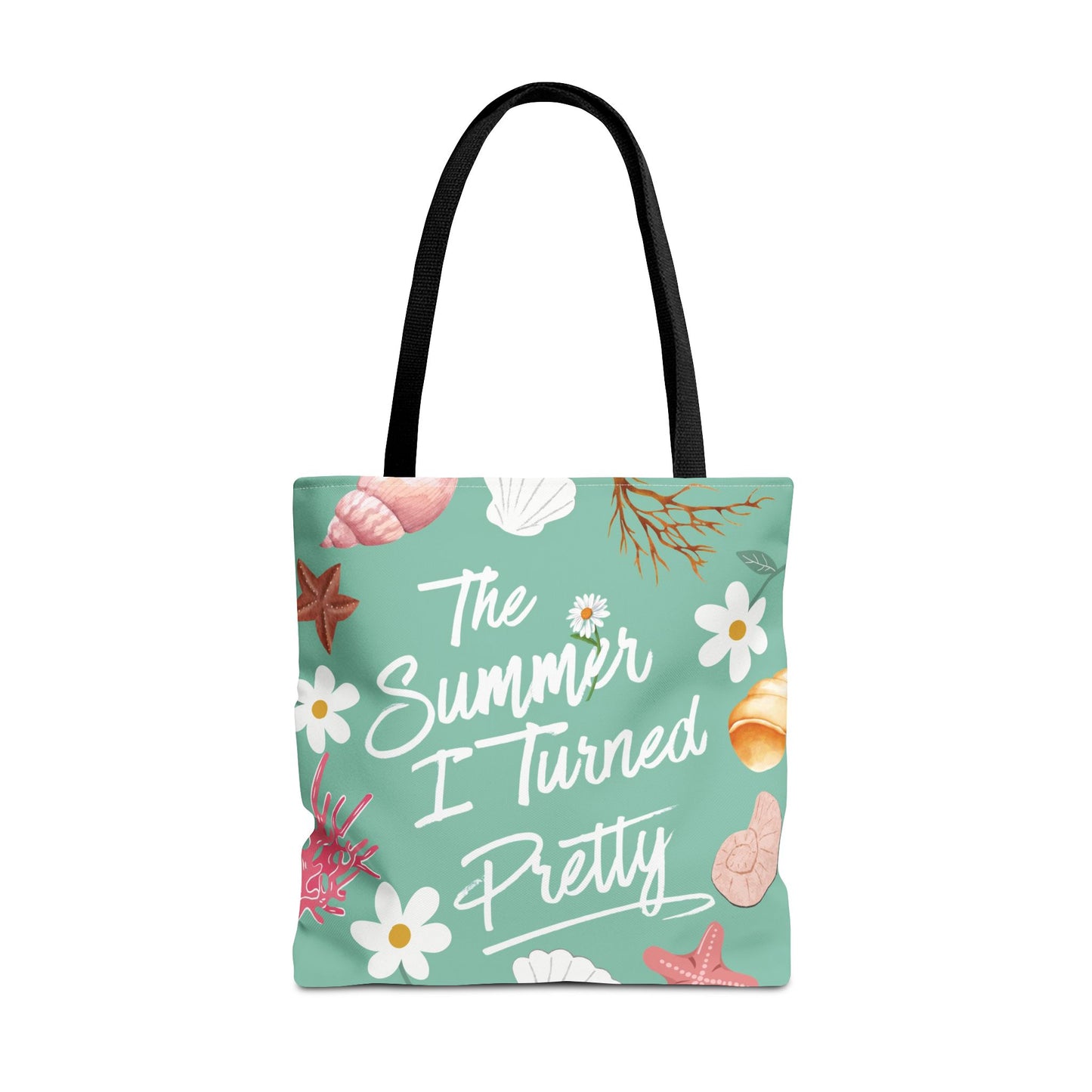 The Summer I Turned Pretty Tote Bag | SITP Tote Bag | Bookish Beach Bag | Cute Daisy & Seashell Tote | Book Lover Gift