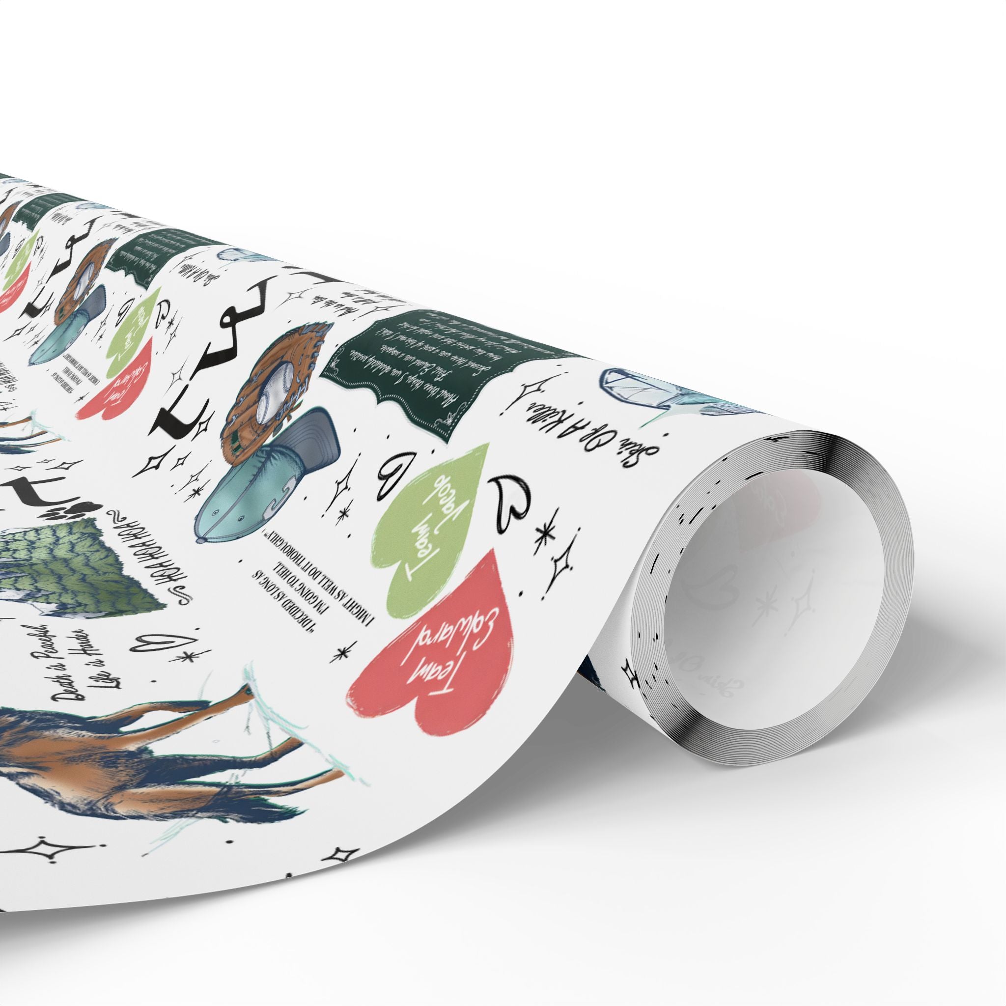 Twilight-Themed Wrapping Paper - Eco-Friendly Gift Wrap, Holiday Packaging, Art Print Gift Wrap, Birthday Wrap, Cute Gift Supplies