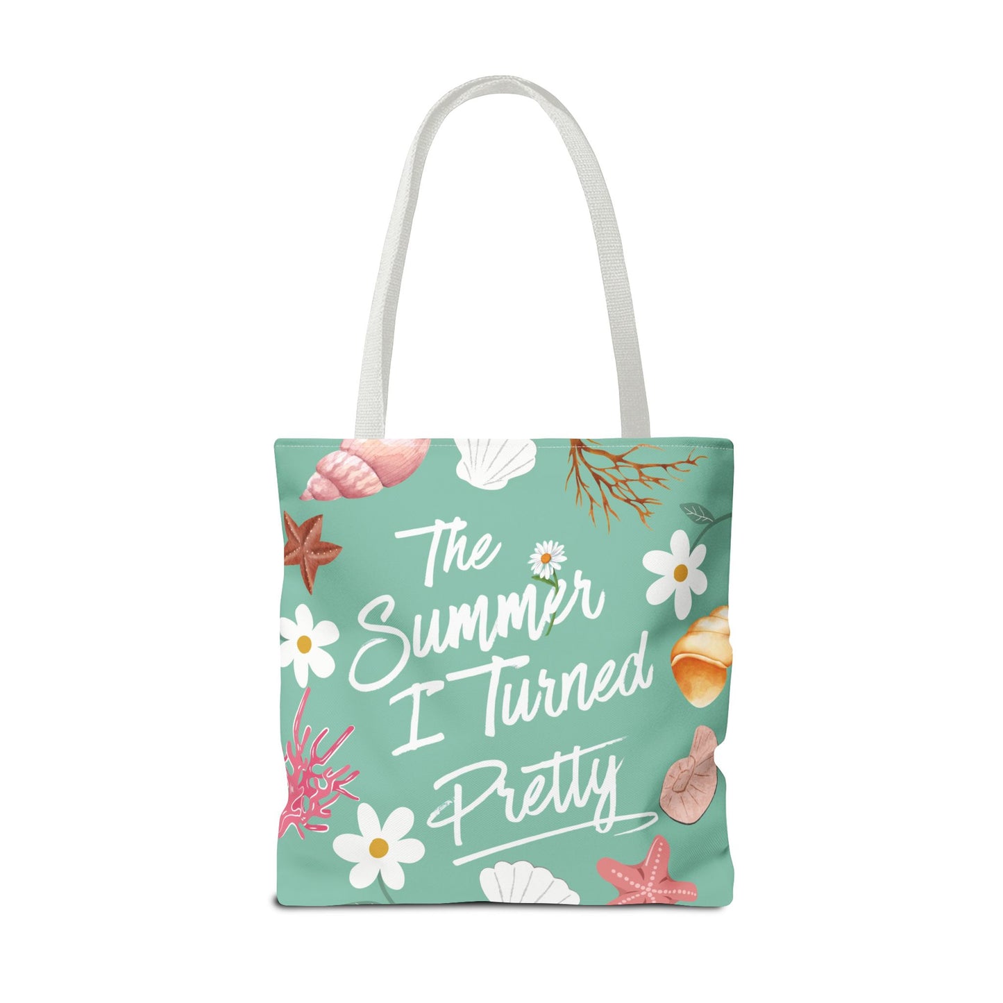 The Summer I Turned Pretty Tote Bag | SITP Tote Bag | Bookish Beach Bag | Cute Daisy & Seashell Tote | Book Lover Gift