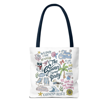 The Summer I Turned Pretty | Cousins Beach Tote Bag | Team Conrad & Jeremiah Bookish Bag
