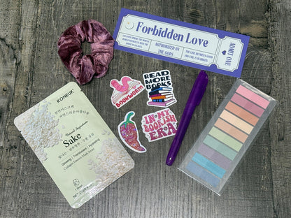 Blind Date With a Book | Surprise Wrapped Book Gift Set with Scrunchie, Stickers & More - Multiple Options to Choose from!