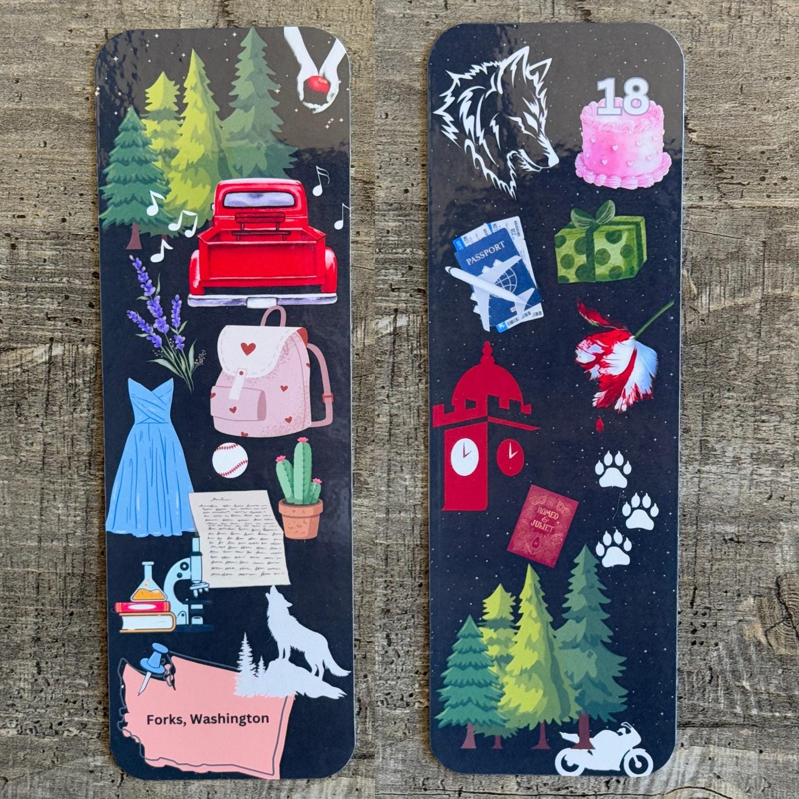 Twilight Themed Bookmarks