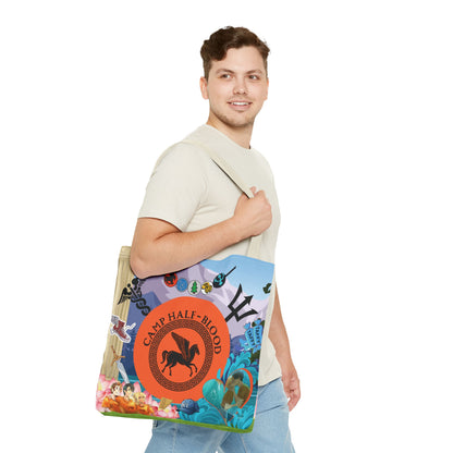 Camp Half Blood Tote Bag | Percy Jackson Bookish Bag with Greek Mythology Aesthetic