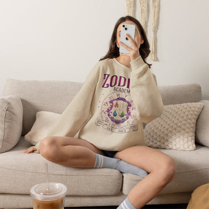Zodiac Academy Elements Sweatshirt | Fantasy Book Lover Crewneck | Romantasy Reader Gift | Zodiac Academy Inspired Cozy Pullover | Booktok Sweatshirt