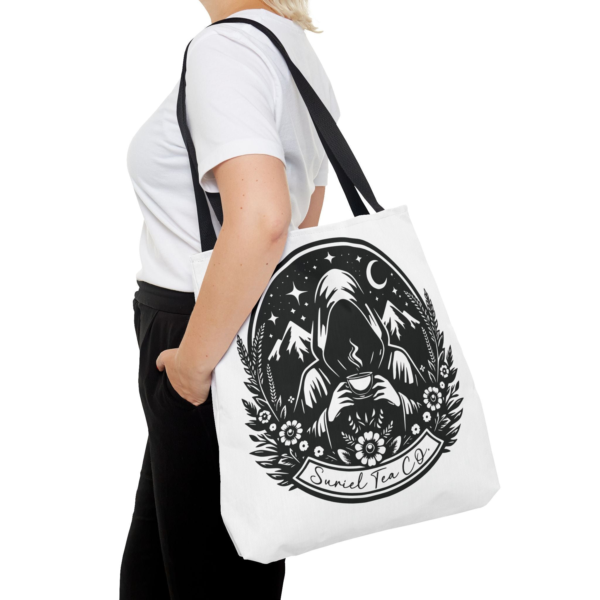 ACOTAR Suriel Tea Co. Tote Bag | Bookish Fantasy Gothic Tote