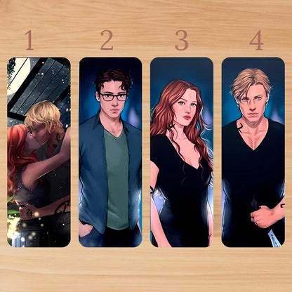 Shadowhunters Bookmark Set | Mortal Instruments Bookmarks | Cassandra Clare Character Art