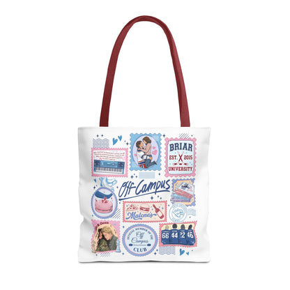 Off Campus Inspired Tote Bag | Hockey Romance Book Lover Tote | Briar U Fan Gift | College Romance Reader Bag | Bookish Market Tote