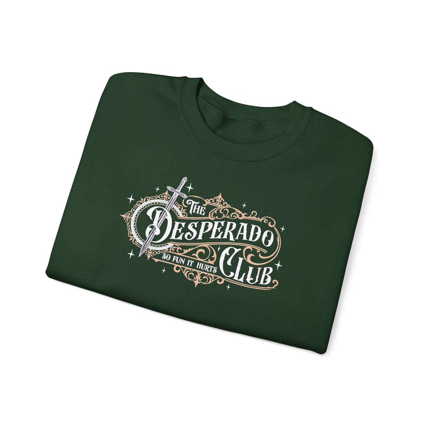 Desperado Club Sweatshirt | Dungeon Crawler Carl Inspired Crewneck | Bookish Fantasy Gamer Gift | Princess Donut Fan Sweatshirt