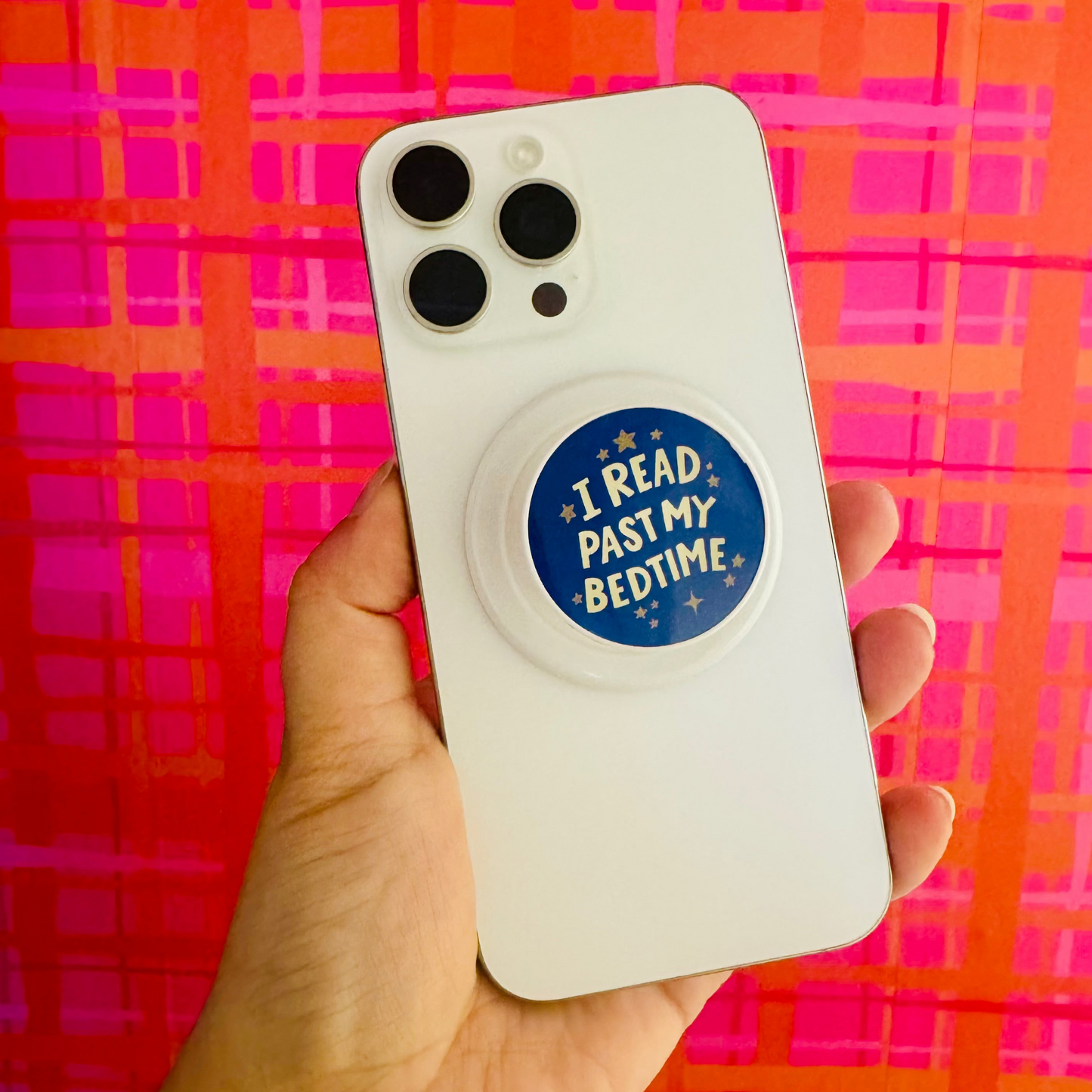Magnetic Phone Grip, I Read Past My Bedtime