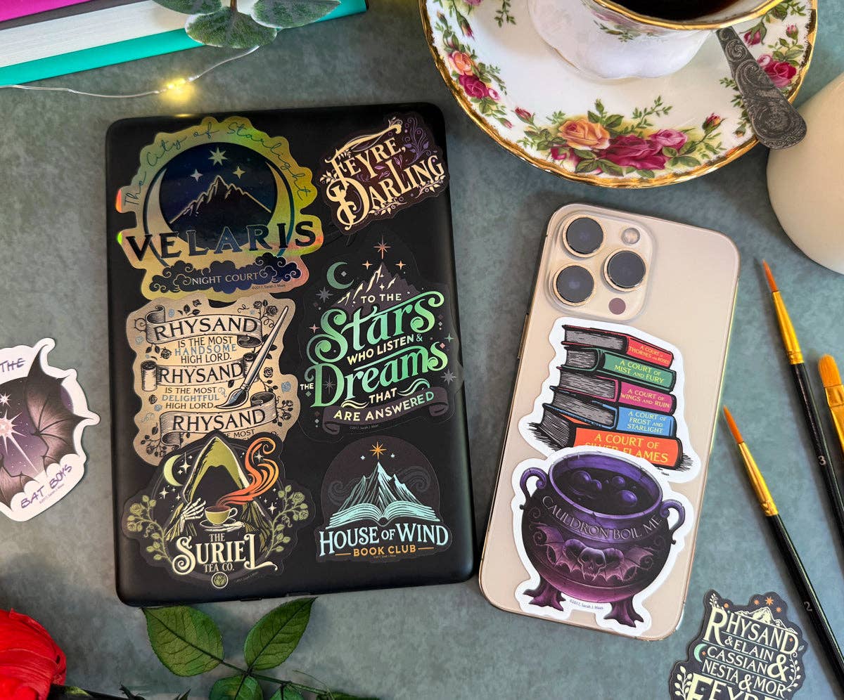 (10-Pack) A Court of Thorns and Roses Decals