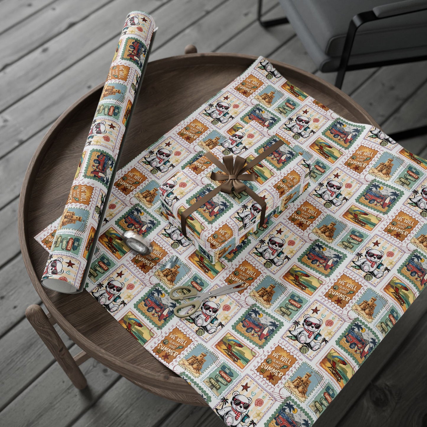 The Summer I Turned Pretty Wrapping Paper | Cousins Beach Gift Wrap | Bookish Wrapping Paper