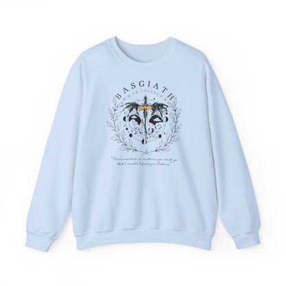 Basgiath War College Sweatshirt | Fourth Wing Inspired Crewneck | Dragon Rider Fantasy Sweatshirt | Romantasy Book Lover Gift | Violet Sorrengail Fan