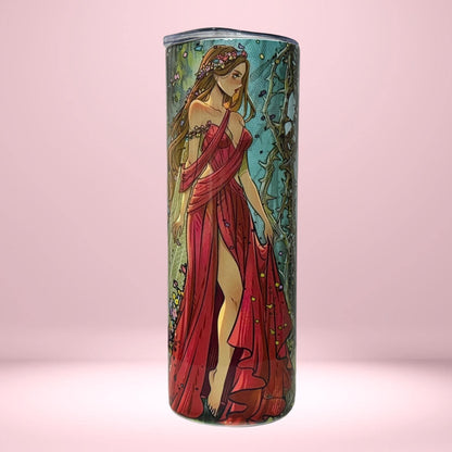 Lightlark-Inspired Fantasy Tumbler | Isla Art & Romantic Quote | Bookish Gift for Readers