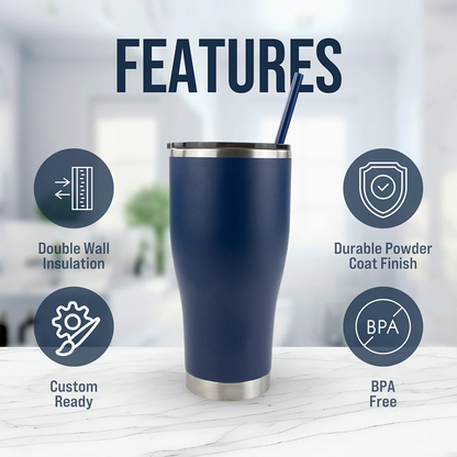 Custom 30oz Stainless Steel Tumbler