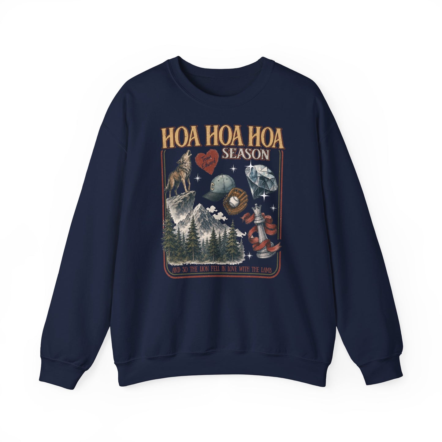 HOA HOA HOA Season Sweatshirt | Twilight Inspired Crewneck | Team Edward Inspired Book Lover Sweatshirt | Cozy Fall Reader Gift