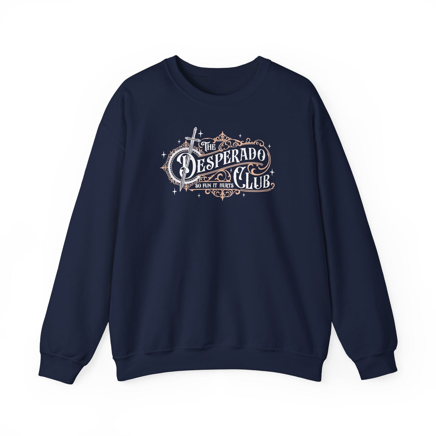 Desperado Club Sweatshirt | Dungeon Crawler Carl Inspired Crewneck | Bookish Fantasy Gamer Gift | Princess Donut Fan Sweatshirt