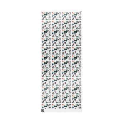 Twilight-Themed Wrapping Paper - Eco-Friendly Gift Wrap, Holiday Packaging, Art Print Gift Wrap, Birthday Wrap, Cute Gift Supplies