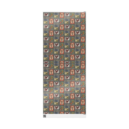 Throne of Glass Wrapping Paper | To Whatever End, Firehart | Fantasy Bookish Gift Wrap | Sarah J Maas Inspired