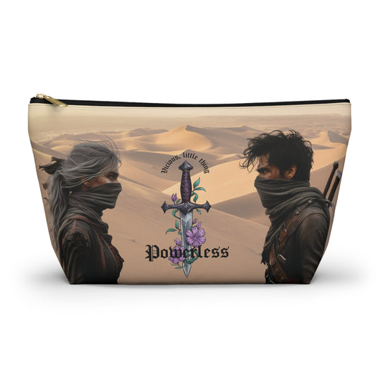 Powerless Cosmetic Bag | Vicious Little Thing Sword & Desert Warrior Design