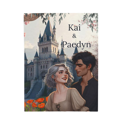Powerless-Inspired Kai & Paedyn Fairytale Castle Blanket