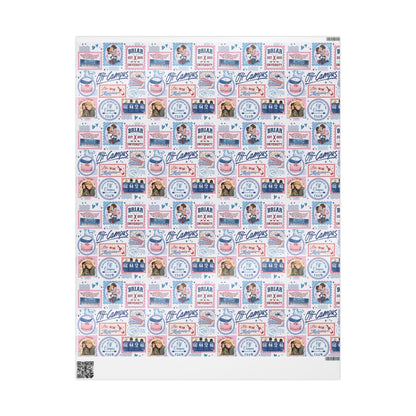 Off Campus Inspired Wrapping Paper | Hockey Romance Gift Wrap | Briar U Book Lover Wrapping Paper | College Romance Reader Gift