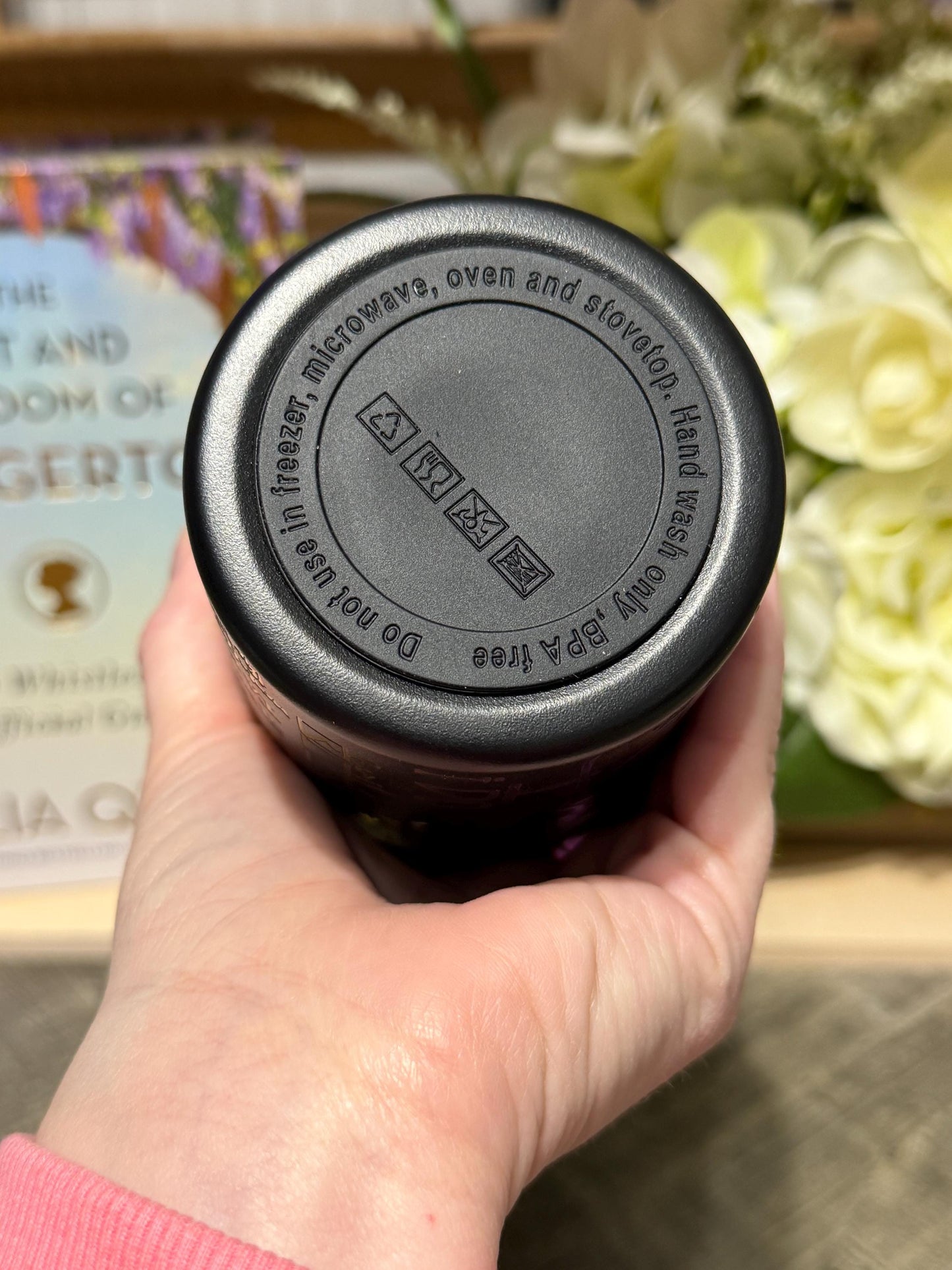 Bridgerton Inspired 40oz Engraved Tumbler | Rainbow Engraved Stanley Inspired Cup | Regency Romance Gift | Tea Lover Stainless Steel Mug