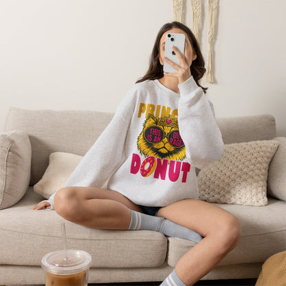 Princess Donut "This Is an Outrage!" Sweatshirt | Dungeon Crawler Carl Inspired Crewneck | Princess Donut Fan Gift | Funny Cat Sweatshirt