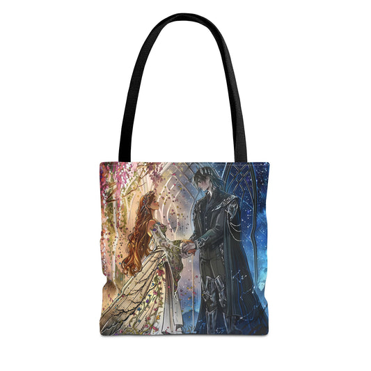 Lightlark Double Sided Linen Tote Bag | Fantasy Book Lover Gift | Aesthetic Bookish Tote
