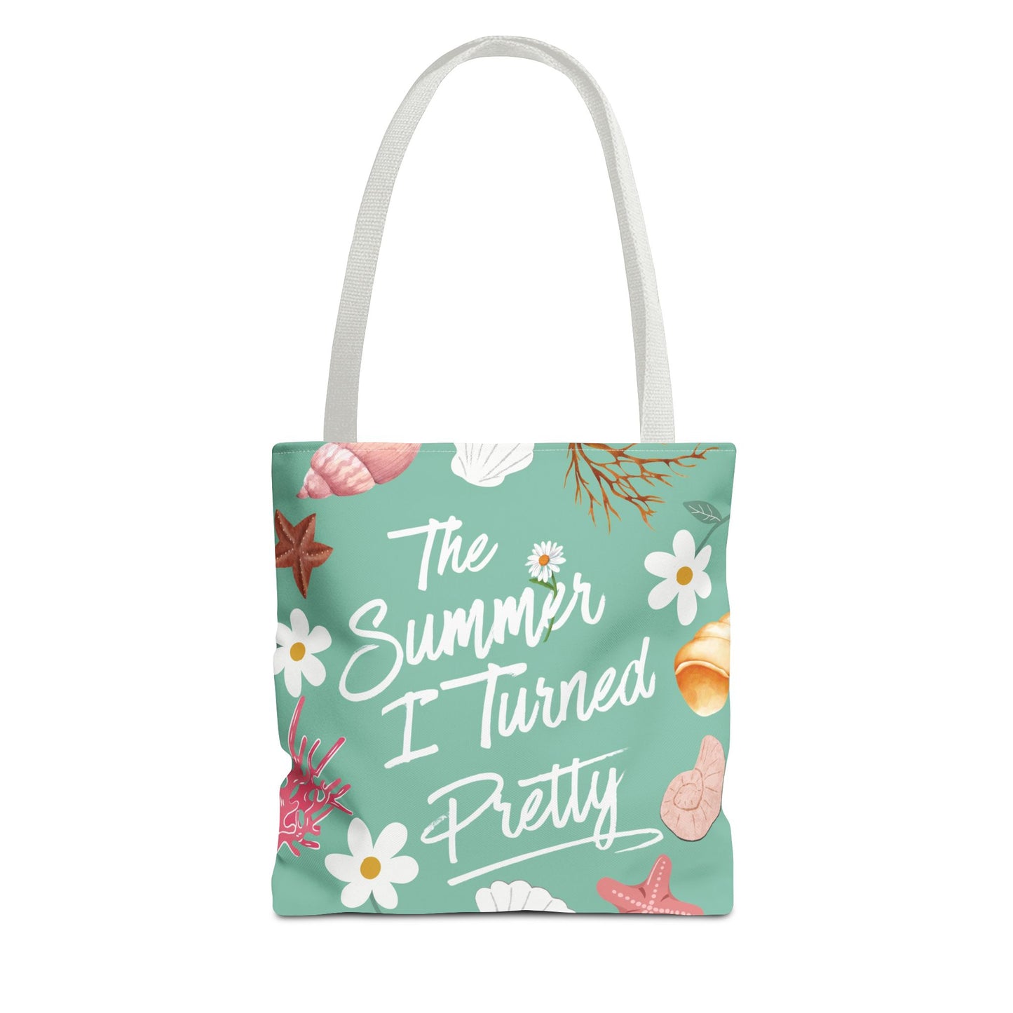 The Summer I Turned Pretty Tote Bag | SITP Tote Bag | Bookish Beach Bag | Cute Daisy & Seashell Tote | Book Lover Gift