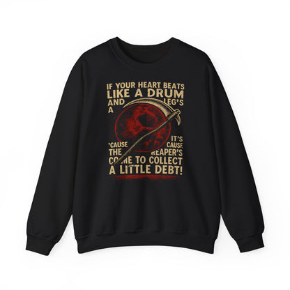 Red Rising "If Your Heart Beats Like a Drum" Sweatshirt | Reaper Quote Crewneck | Sci-Fi Fantasy Book Lover Gift | Howler Inspired Pullover
