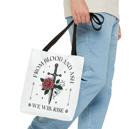 From Blood and Ash Tote Bag | We Will Rise Fantasy Bookish Bag